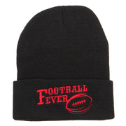 Football Fever Embroidered Long Beanie