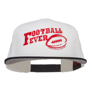 Football Fever Embroidered Mesh Snapback Cap