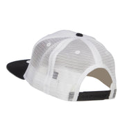 Football Fever Embroidered Mesh Snapback Cap