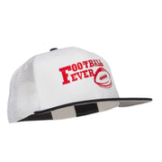 Football Fever Embroidered Mesh Snapback Cap