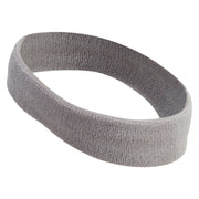 Garden Embroidered Head Band (Terry) - Lt-Grey OSFM