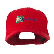 USA State Louisiana Southern Magnolia Embroidery Cap