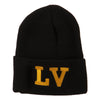 Las Vegas LV Embroidered Long Beanie