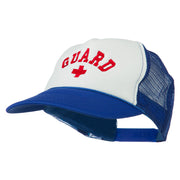 Life Guard Cross Embroidered Foam Mesh Back Cap