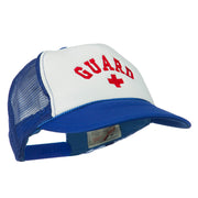 Life Guard Cross Embroidered Foam Mesh Back Cap