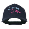 Youth Little Sister Embroidered Cotton Cap