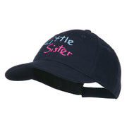 Youth Little Sister Embroidered Cotton Cap