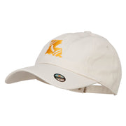 Louisiana Football State Map Embroidered Unstructured Cap