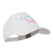 Youth Little Sister Embroidered Cotton Cap