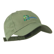 USA State Louisiana Southern Magnolia Embroidery Cap