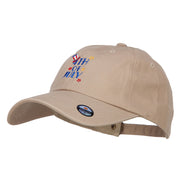 Uncle Sam 4th of July Embroidered Unstructured Cap