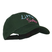 Youth Little Sister Embroidered Cotton Cap