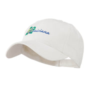 USA State Louisiana Southern Magnolia Embroidery Cap