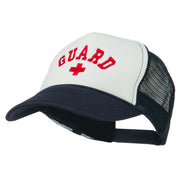 Life Guard Cross Embroidered Foam Mesh Back Cap