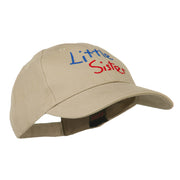 Youth Little Sister Embroidered Cotton Cap