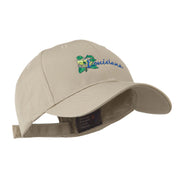 USA State Louisiana Southern Magnolia Embroidery Cap