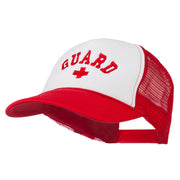 Life Guard Cross Embroidered Foam Mesh Back Cap