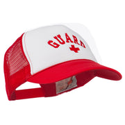 Life Guard Cross Embroidered Foam Mesh Back Cap