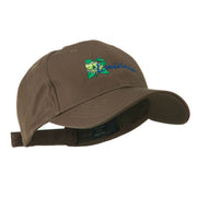 USA State Louisiana Southern Magnolia Embroidery Cap