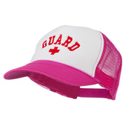 Life Guard Cross Embroidered Foam Mesh Back Cap