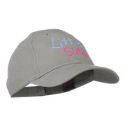 Youth Little Sister Embroidered Cotton Cap