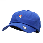 The Trojan Helmet Embroidered Washed Cap