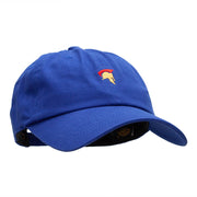 The Trojan Helmet Embroidered Washed Cap