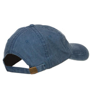 Santa's Sleigh Embroidered Washed Cap