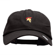 The Trojan Helmet Embroidered Washed Cap