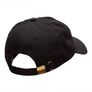 The Trojan Helmet Embroidered Washed Cap