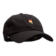 The Trojan Helmet Embroidered Washed Cap