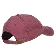 Santa's Sleigh Embroidered Washed Cap