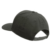 Licensed Air Assault Veteran Embroidered Solid Cotton Twill Pro Style Cap - Charcoal OSFM