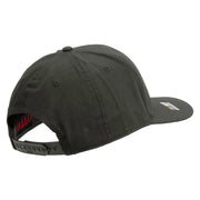 Licensed Air Assault Veteran Embroidered Solid Cotton Twill Pro Style Cap - Charcoal OSFM