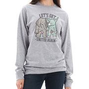 Let Us Get United Again Ring Spun Cotton Premium Long Sleeve Graphic Shirt