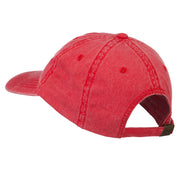 Fishing Bass Lure Embroidered Washed Cap