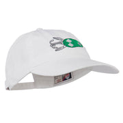 Fishing Bass Lure Embroidered Washed Cap