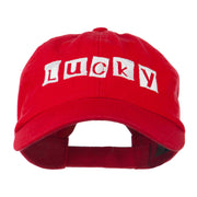 Lucky Embroidered Cap