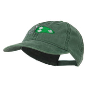 Fishing Bass Lure Embroidered Washed Cap