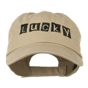 Lucky Embroidered Cap