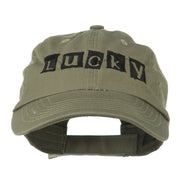 Lucky Embroidered Cap