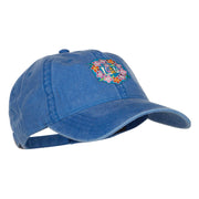 LUAU Hawaiian Patched Washed Cap