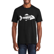 Bare Bone Fish Graphic Men's Premium  Crew Neck Tee Shirt