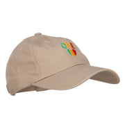 Rasta One Love Embroidered Unstructured Cap