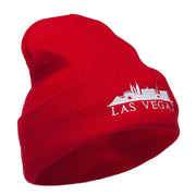 Las Vegas Skyline Embroidered Long Beanie