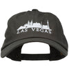 Las Vegas Skyline Embroidered Washed Cap