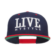 Live Mystyle Embroidered Two Tone Snapback