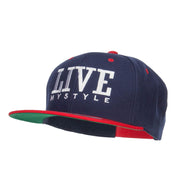 Live Mystyle Embroidered Two Tone Snapback