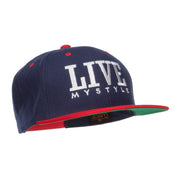 Live Mystyle Embroidered Two Tone Snapback