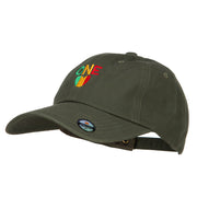 Rasta One Love Embroidered Unstructured Cap